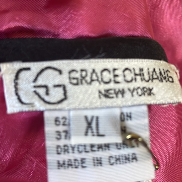 Grace Chuang black and pink jacket. Size XL. NWT - Picture 5 of 7